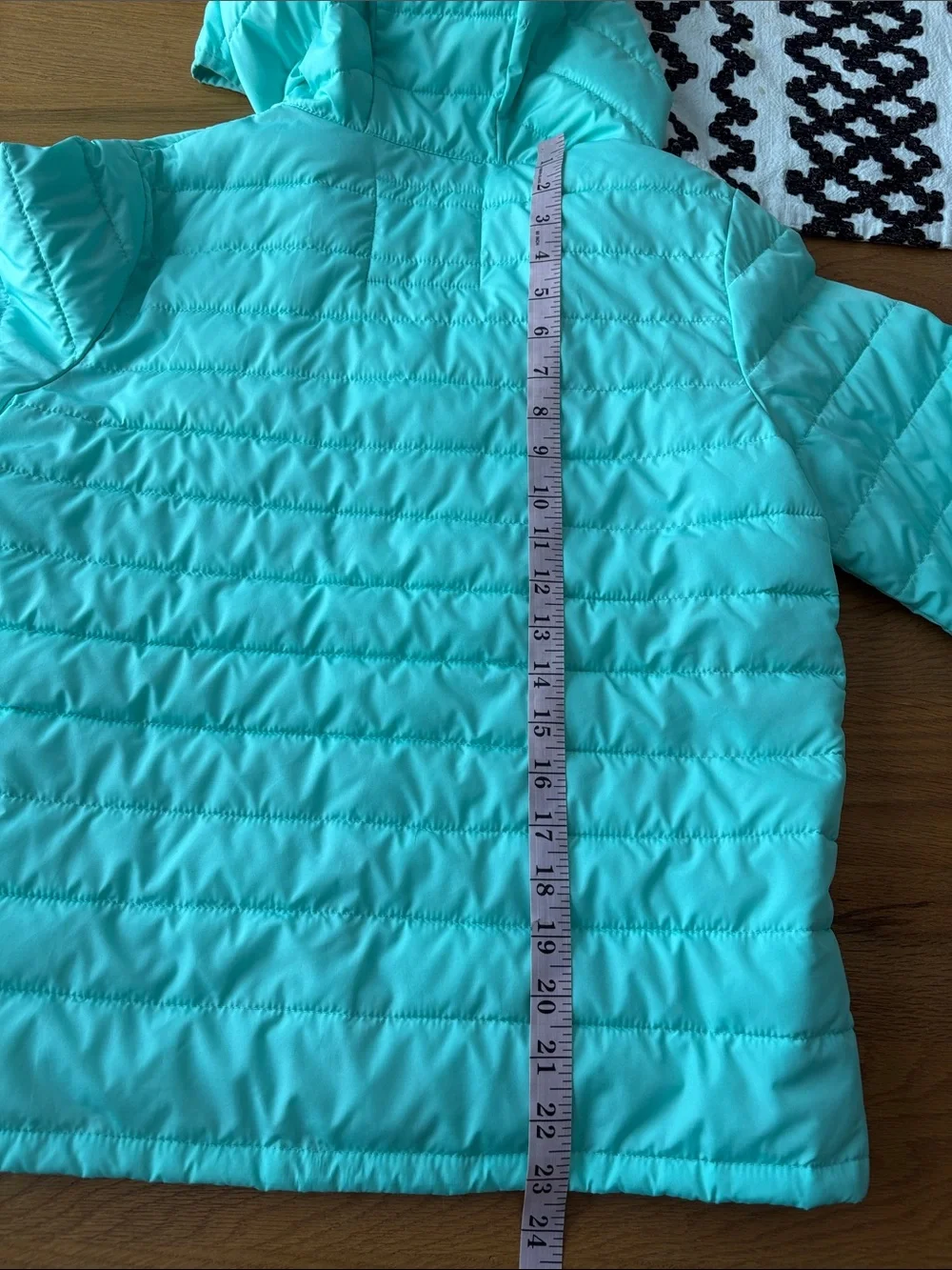 GAP Kids Cold Control Aqua Hooded Lightweight Puffer Jacket kids girls XL